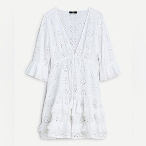 J. Crew Eyelet tunic dress / coverup